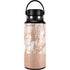 White Rose Gold Marble Hydro Flask 32oz Wide Mouth Skin