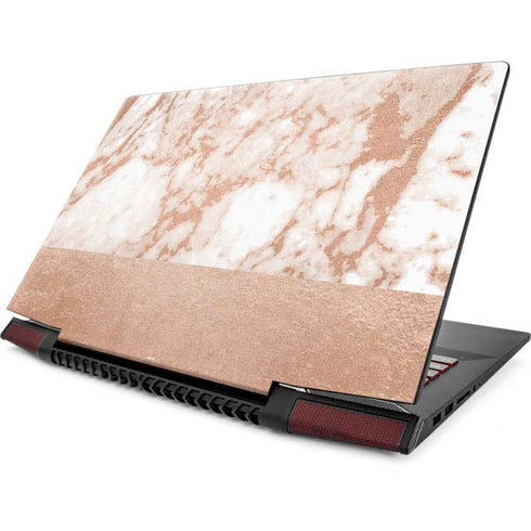 White Rose Gold Marble Lenovo IdeaPad Skin