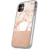 White Rose Gold Marble iPhone 11 Clear Case