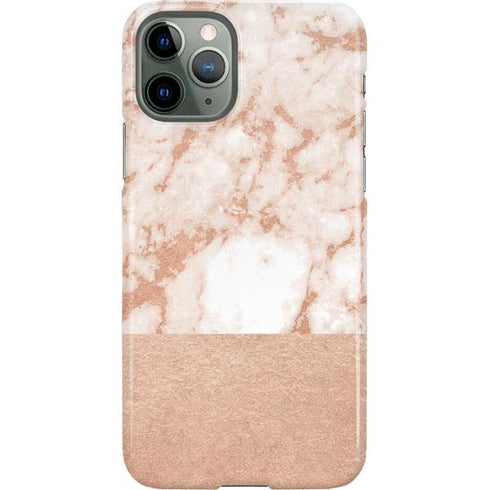 White Rose Gold Marble iPhone 11 Pro Lite Case