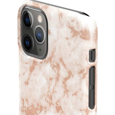 White Rose Gold Marble iPhone 11 Pro Lite Case