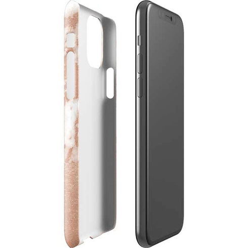 White Rose Gold Marble iPhone 11 Pro Lite Case