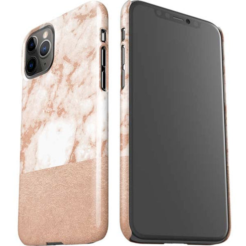 White Rose Gold Marble iPhone 11 Pro Lite Case