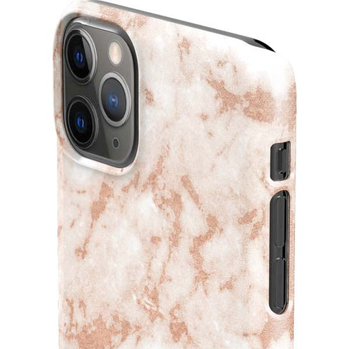 White Rose Gold Marble iPhone 11 Pro Max Lite Case