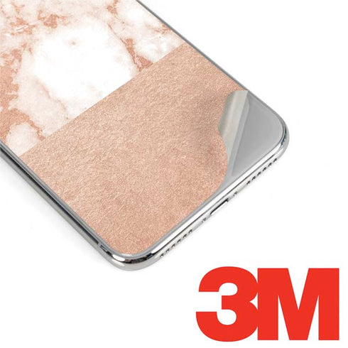 White Rose Gold Marble iPhone 11 Pro Skin