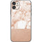 White Rose Gold Marble iPhone 11 Skin