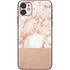 White Rose Gold Marble iPhone 11 Skin