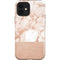 White Rose Gold Marble iPhone 12 Impact Case