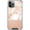White Rose Gold Marble iPhone 12 Pro Clear Case