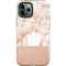 White Rose Gold Marble iPhone 12 Pro Impact Case