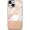 White Rose Gold Marble iPhone 13 Mini Skin