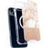 White Rose Gold Marble iPhone 14 Plus MagSafe Case