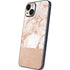 White Rose Gold Marble iPhone 15 Plus Skin