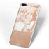White Rose Gold Marble iPhone 7 Plus Skin