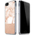 White Rose Gold Marble iPhone SE (2nd & 3rd Gen) Clear Case