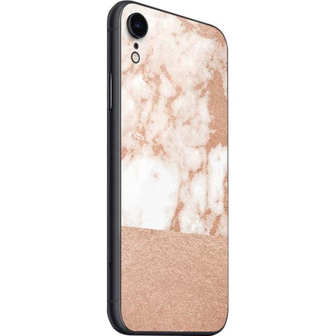 White Rose Gold Marble iPhone SE (2nd & 3rd Gen) Skin
