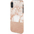 White Rose Gold Marble iPhone X Pro Case