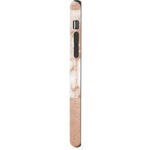 White Rose Gold Marble iPhone X Pro Case