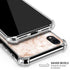 White Rose Gold Marble iPhone XR Clear Case