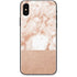 White Rose Gold Marble iPhone XS Max Skin