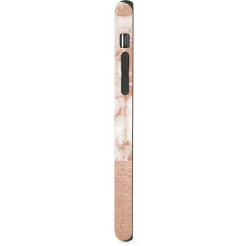 White Rose Gold Marble iPhone XS Pro Case