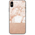 White Rose Gold Marble iPhone XS Skin