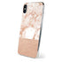White Rose Gold Marble iPhone XS Skin