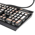 White Rose Gold Marble K95 RGB PLATINUM Mechanical Gaming Keyboard Skin