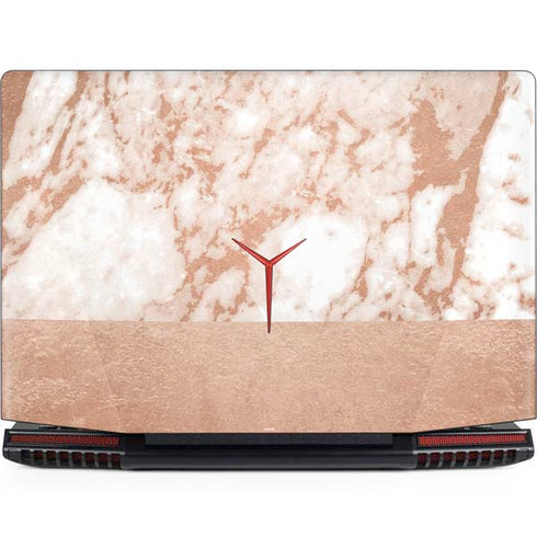 White Rose Gold Marble Legion Y720 Skin