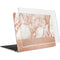 White Rose Gold Marble MacBook Air 15in (2023-2025) Case plus Skin