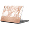 White Rose Gold Marble Apple MacBook Pro 13-inch Skin