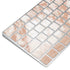 White Rose Gold Marble Magic Keyboard Skin