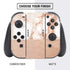 White Rose Gold Marble Nintendo Switch Bundle Skin
