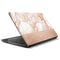 White Rose Gold Marble HP Notebook Skin
