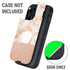 White Rose Gold Marble Otterbox Defender iPhone Skin