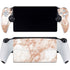 White Rose Gold Marble PlayStation Portal Remote Player Skin