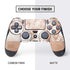White Rose Gold Marble PS4 Controller Skin