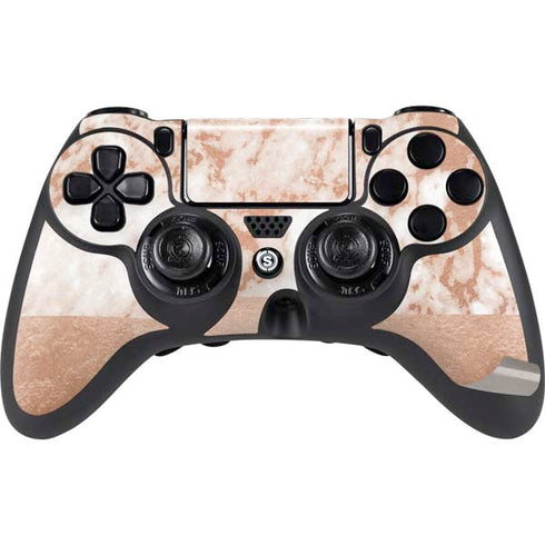 White Rose Gold Marble PS4/PC SCUF Impact Controller Skin