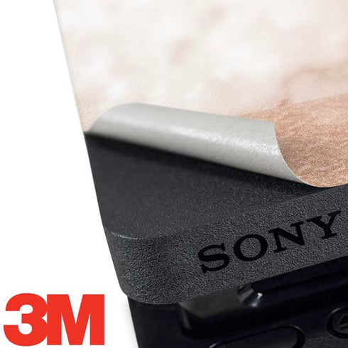 White Rose Gold Marble PS4 Pro Bundle Skin