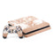 White Rose Gold Marble PS4 Slim Bundle Skin