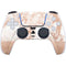 White Rose Gold Marble PS5 Controller Skin
