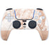 White Rose Gold Marble PS5 Controller Skin