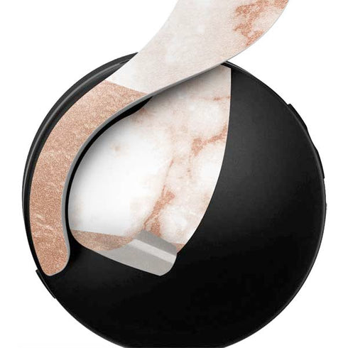 White Rose Gold Marble PULSE 3D Wireless Headset for PS5 Skin