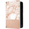 White Rose Gold Marble Surface Duo Skin