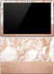 White Rose Gold Marble Surface Pro (2017) Skin