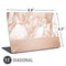 White Rose Gold Marble Universal Laptop 11in (8.8 x 6.2in) Skin