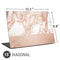 White Rose Gold Marble Universal Laptop 15in (12.2 x 8.8in) Skin