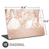White Rose Gold Marble Universal Laptop 18in (14.6 x 10.6in) Skin
