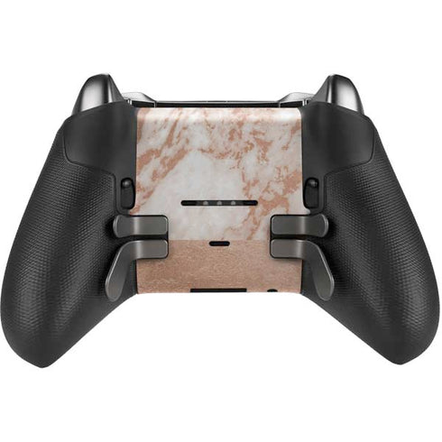 White Rose Gold Marble Xbox Elite Wireless Controller Series 2 Skin