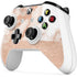 White Rose Gold Marble Xbox One S Controller Skin